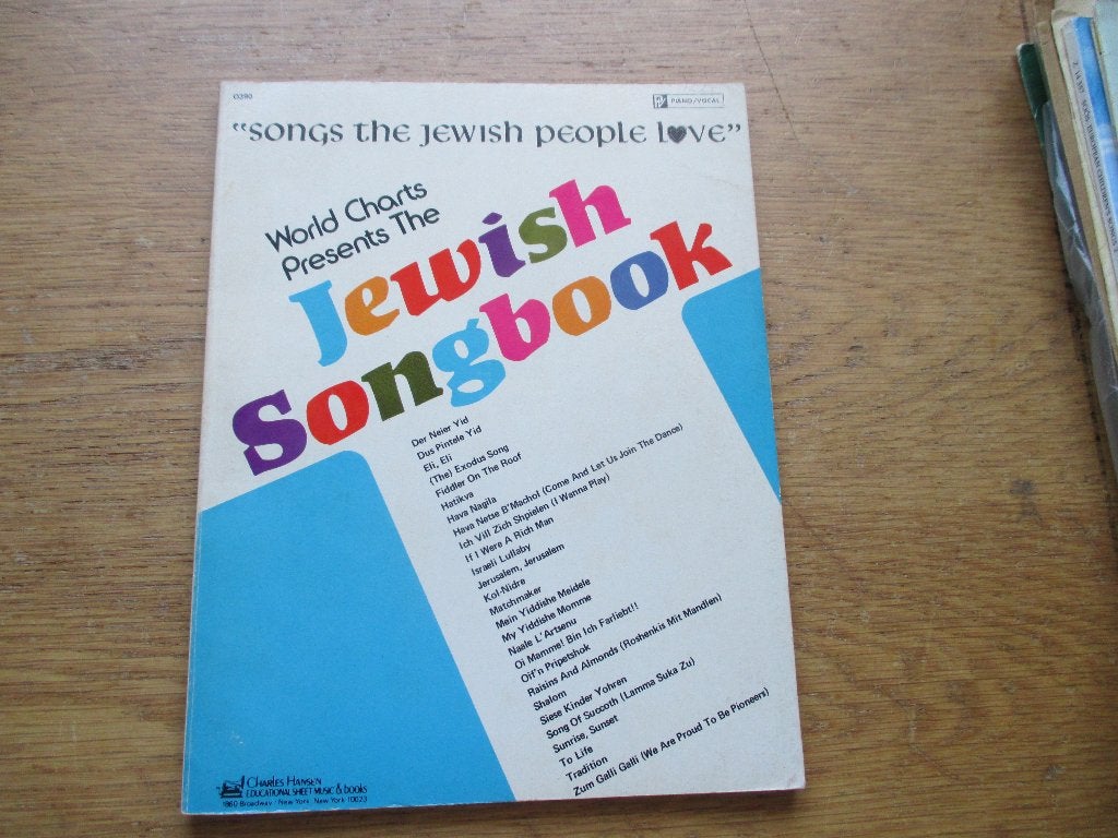 The Jewish Songbook - Joodse liederen bladmuziek, Piano, Gebruikt, Wereldmuziek, Ophalen of Verzenden