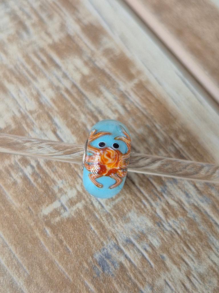Trollbeads Uniek Crab CC, Glas of Kristal, Nieuw, Ophalen of Verzenden, Trollbeads