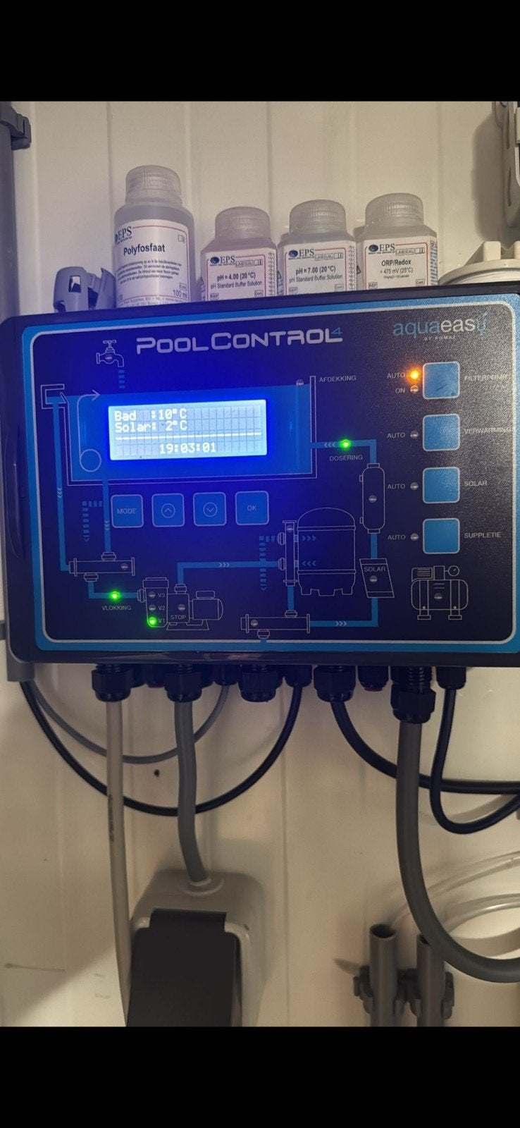 AquaEasy Pool Control 4 met Watervoeler, Tuin en Terras, Zwembaden, Ophalen, Minder dan 80 cm, Overige typen, Nieuw