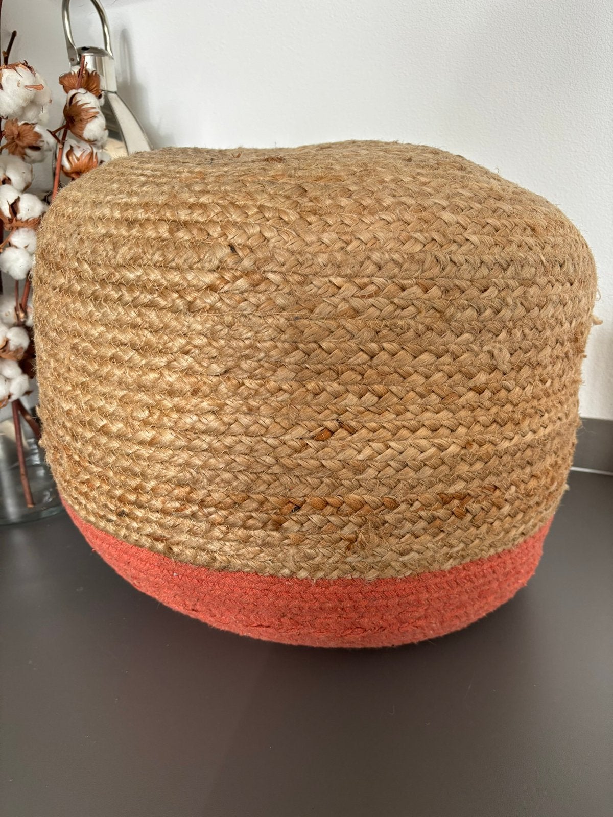 Poef Nala, Overige materialen, Minder dan 50 cm, Rond, Minder dan 50 cm