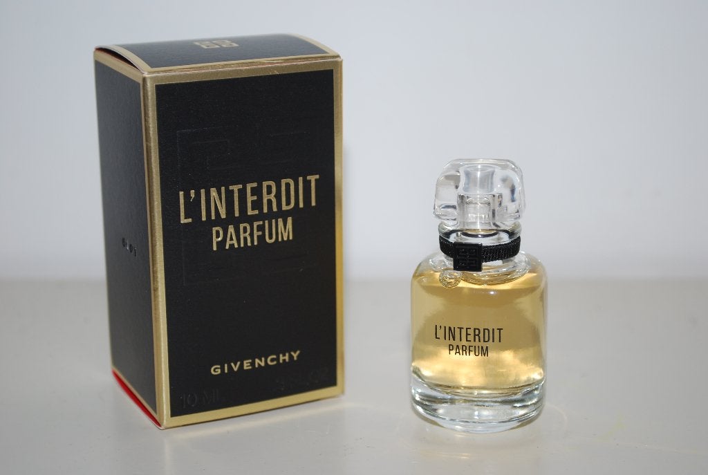Miniatuur L' Interdit Parfum, Ophalen of Verzenden, Zo goed als nieuw, Miniatuur, Gevuld