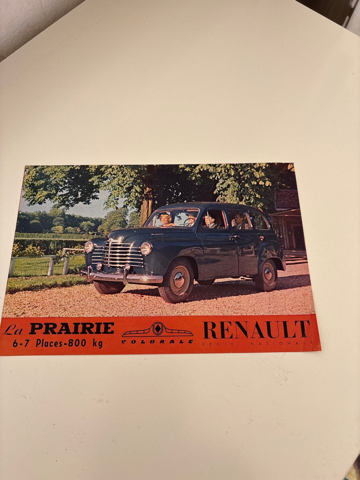 Zeldzame Renault La Prairie brochure uit de jaren '50, Ophalen of Verzenden, Gelezen, Renault