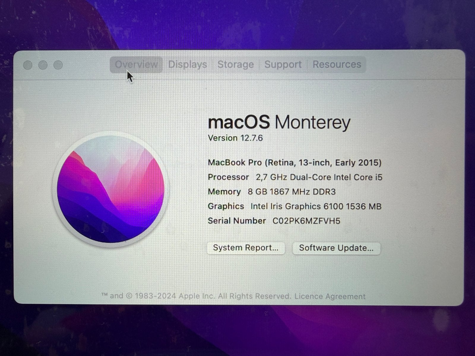 Foto 7 van Apple MacBook Pro Retina 13, 8GB / 256GB / 2015 / Sequoia OS
