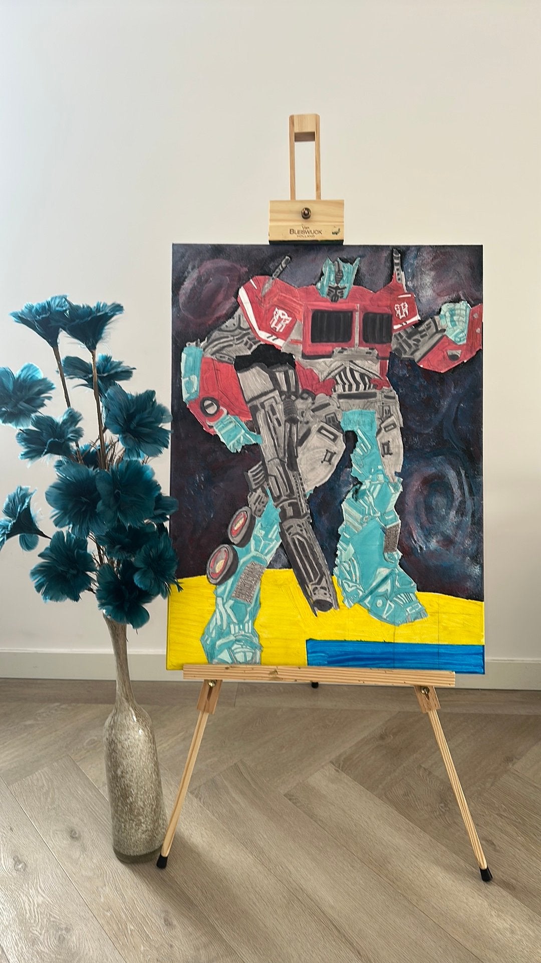 OPTIMUS PRIME transformers, Antiek en Kunst, Kunst | Schilderijen | Abstract, Ophalen of Verzenden