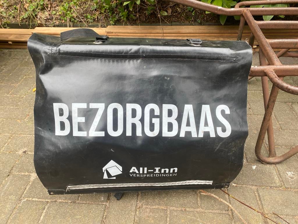 Fietstas voor krantenbezorging - Bezorgbaas All-Inn, Ophalen, Gebruikt