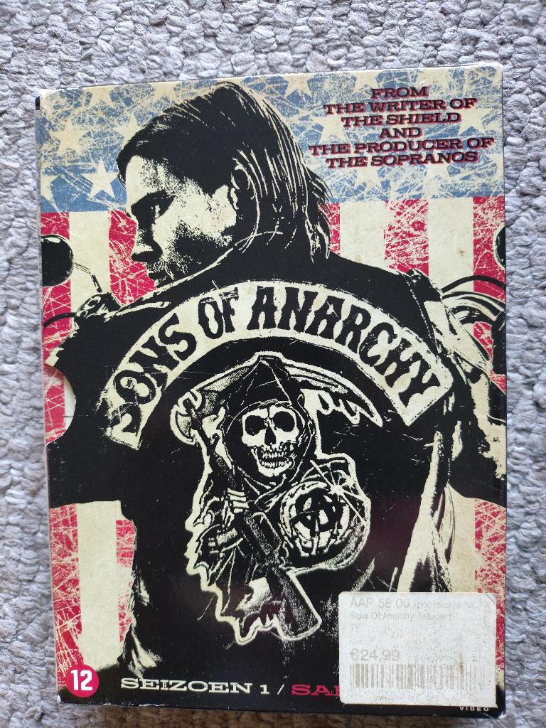 Sons of Anarchy. Seizoen 1.Nederlands ondertiteld., Alle leeftijden, Ophalen of Verzenden, Zo goed als nieuw