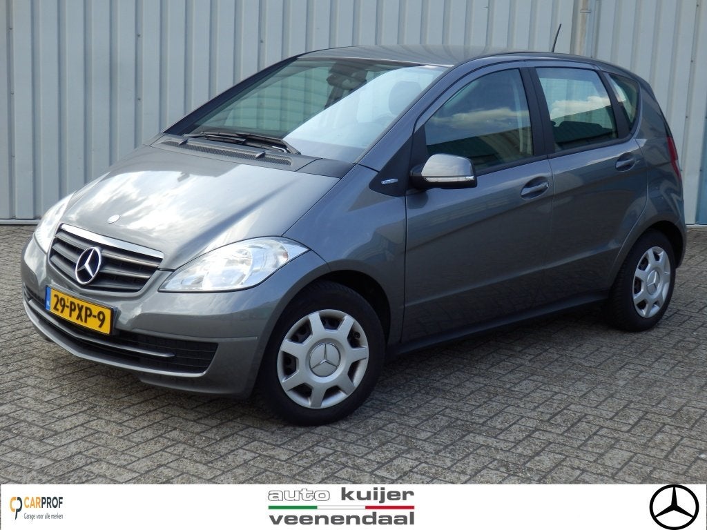 Mercedes-Benz A-Klasse 160 BlueEFF Bns Cl. * I Airco I 78.50, Auto's, Mercedes-Benz, Euro 5, Stof, Zwart, 49 €/maand