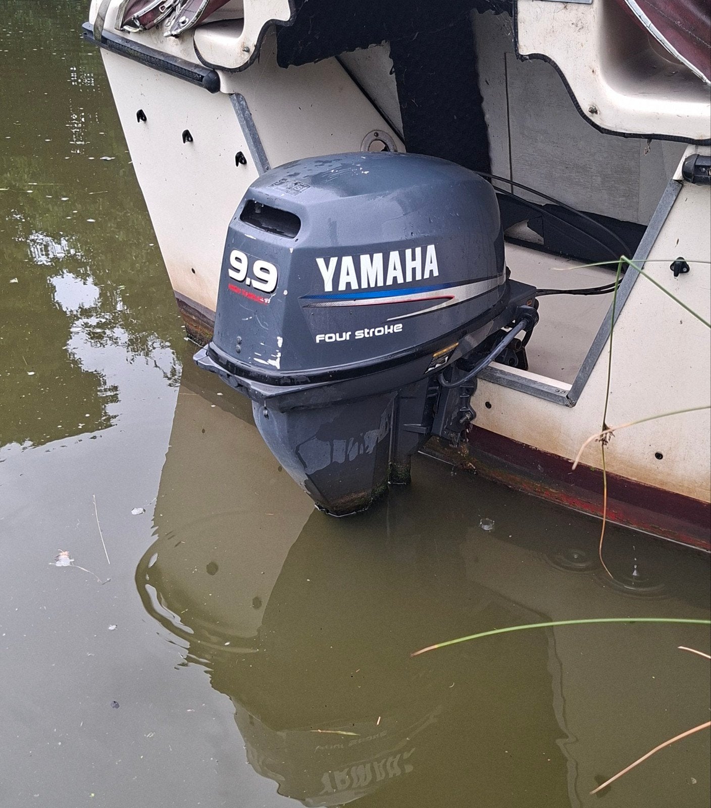 Yamaha 9.9 PK 4 takt Langstaart Buitenboordmotor, Ophalen, Gebruikt