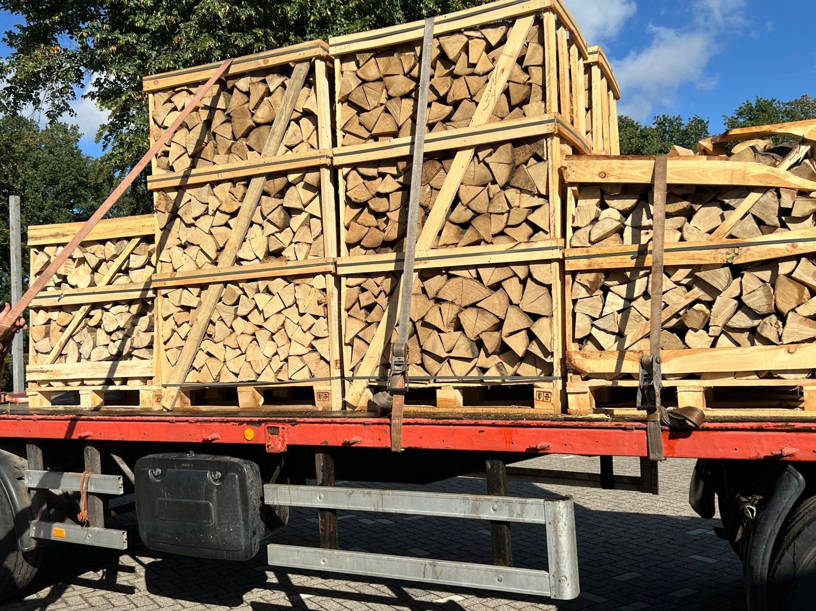 haardhout, Tuin en Terras, 6 m³ of meer, Ophalen of Verzenden, Overige houtsoorten, Blokken