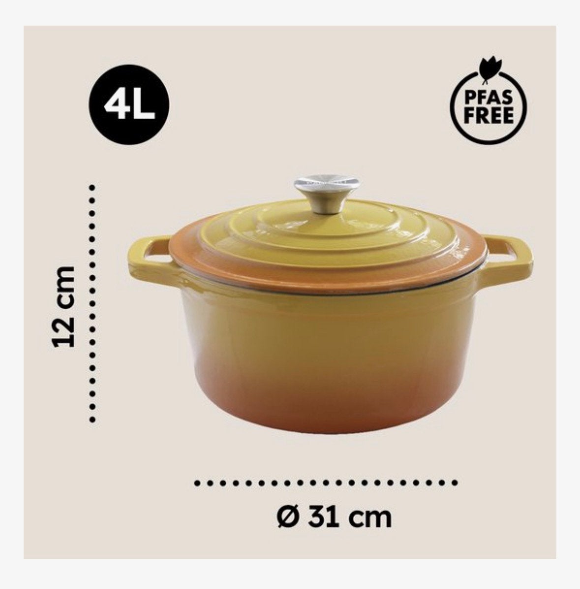 Panneri gietijzer pan te koop, Ophalen, Nieuw, Overige merken, Braadpan