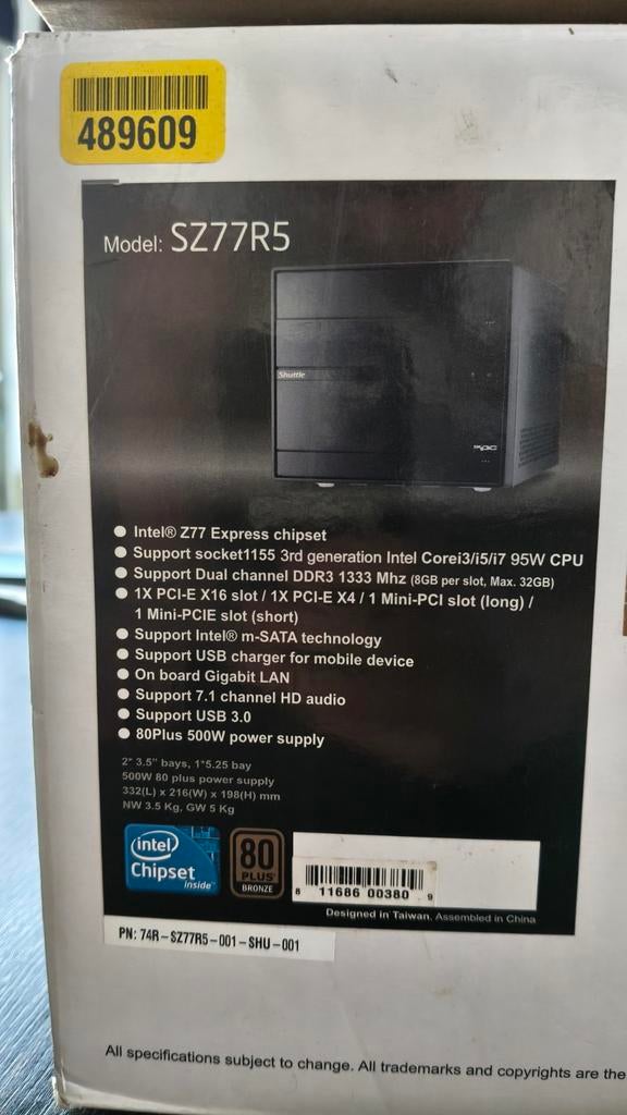 pc Xoc s277rs, Ophalen of Verzenden