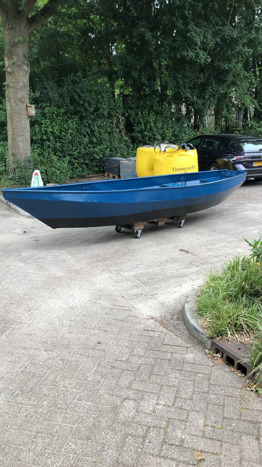 Punter Visboot Sloep - Ideaal voor vissen en recreatie, Watersport en Boten, Gebruikt, Ophalen of Verzenden, Visboot, Overige merken
