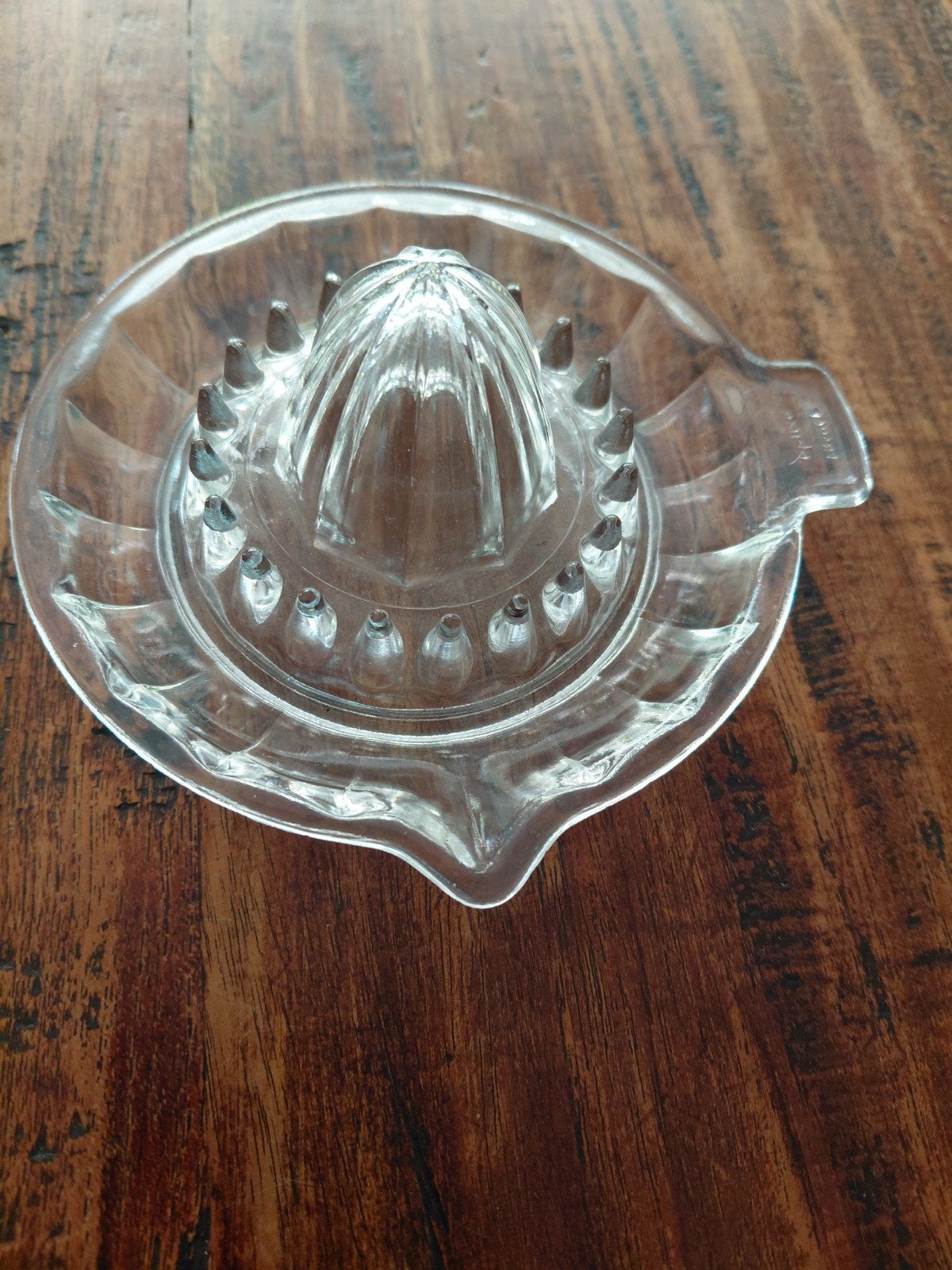 Glazen sinasappel pers, Ophalen of Verzenden