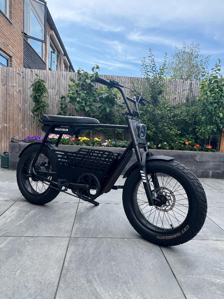 Phatfour FLX extra's oa Cargo Extender, SP connect, stepjes, Fietsen en Brommers, Gebruikt, 59 cm of meer, 30 tot 50 km per accu
