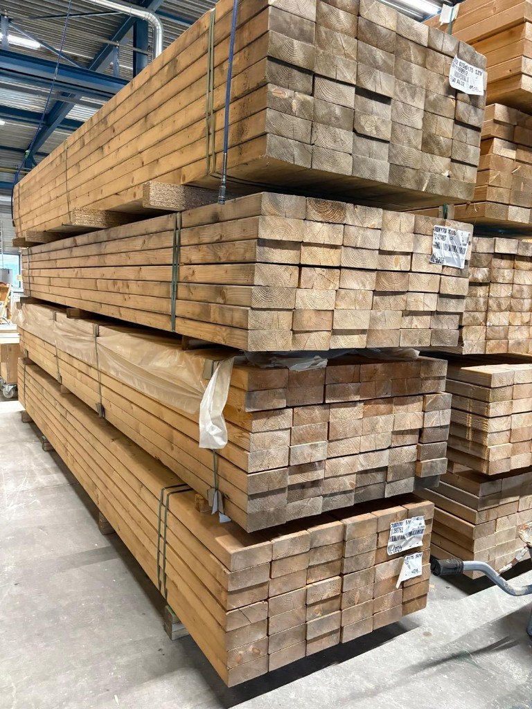 Houten balken - 70/170 en 75/175 mm aangeboden - NIEUW!, Ophalen, Gebruikt, 250 cm of meer, Balken