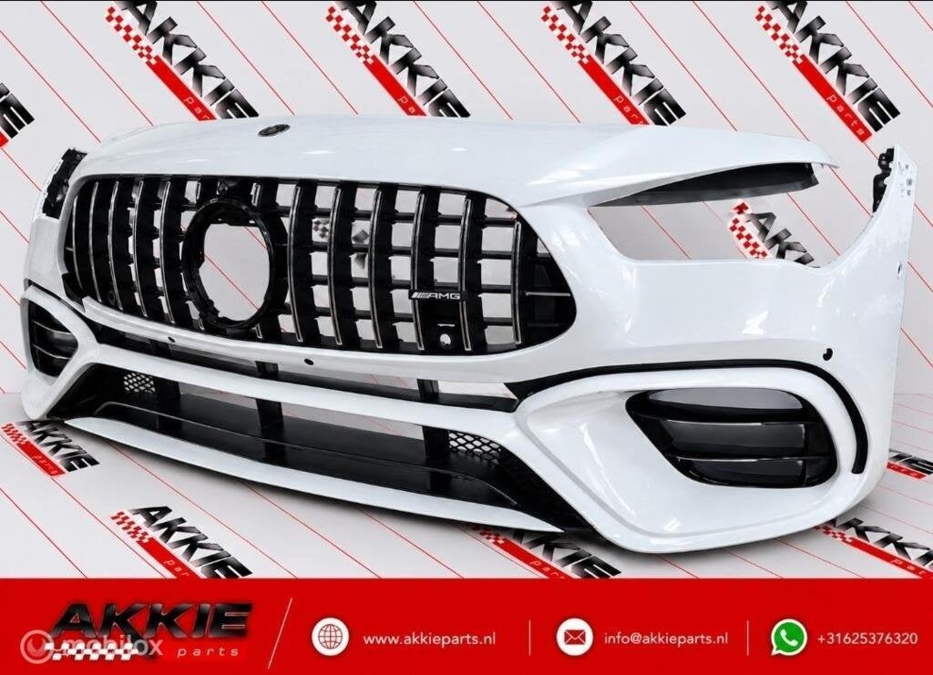Mercedes CLA45 amg bumper W118 C118 X118 Facelift, Gebruikt, Voor, Ophalen of Verzenden