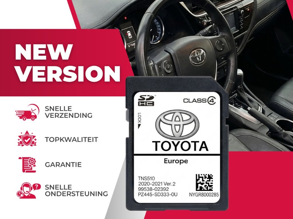 Toyota TNS 510 Navigatie SD kaart ✅ 2020-25 EUROPA, Verzenden, Nieuw, Heel Europa, Landkaarten