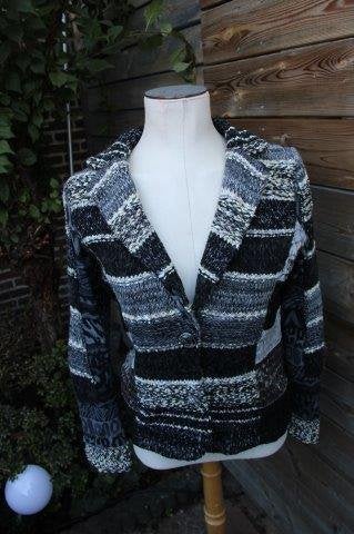 Vest zwart/ grijs Lulu-H mt S Winter Vaste prijs AANBIEDING, Ophalen of Verzenden, Zo goed als nieuw, Maat 36 (S), Grijs