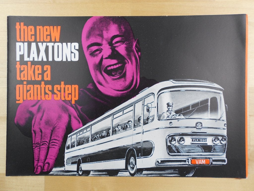 Plaxton VAM Bus Brochure 1965 Touringcar, Ophalen of Verzenden, Zo goed als nieuw, Overige merken, Plaxton