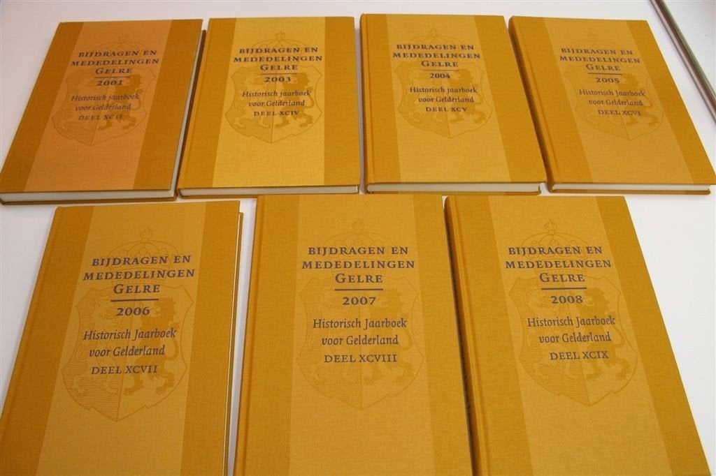 12x Jaarboek Gelre — Bijdragen & Mededelingen [2001-2013], Ophalen of Verzenden, Zo goed als nieuw