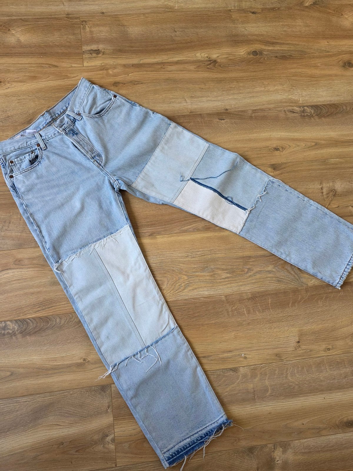 Levi Strauss broek maat M, Blauw, Ophalen of Verzenden, Zo goed als nieuw, W27 (confectie 34) of kleiner