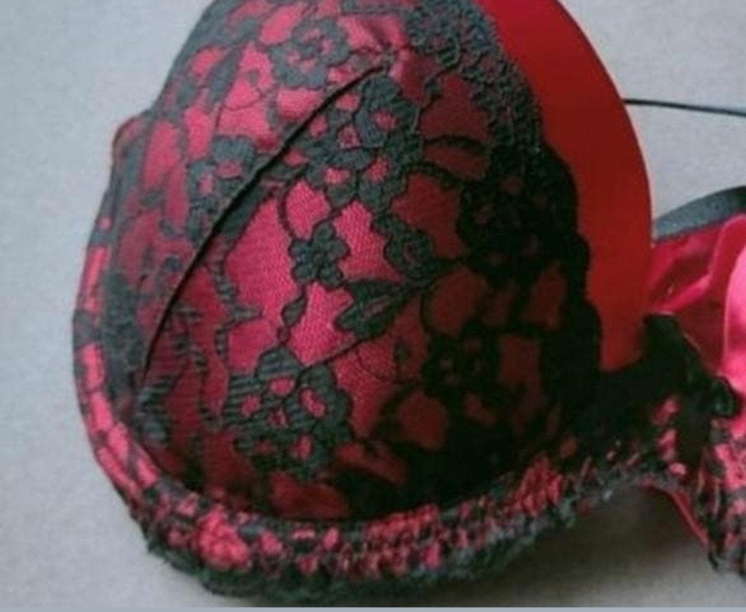 Lingerie bh 80D H&M, H&M, Ophalen of Verzenden, Rood, BH