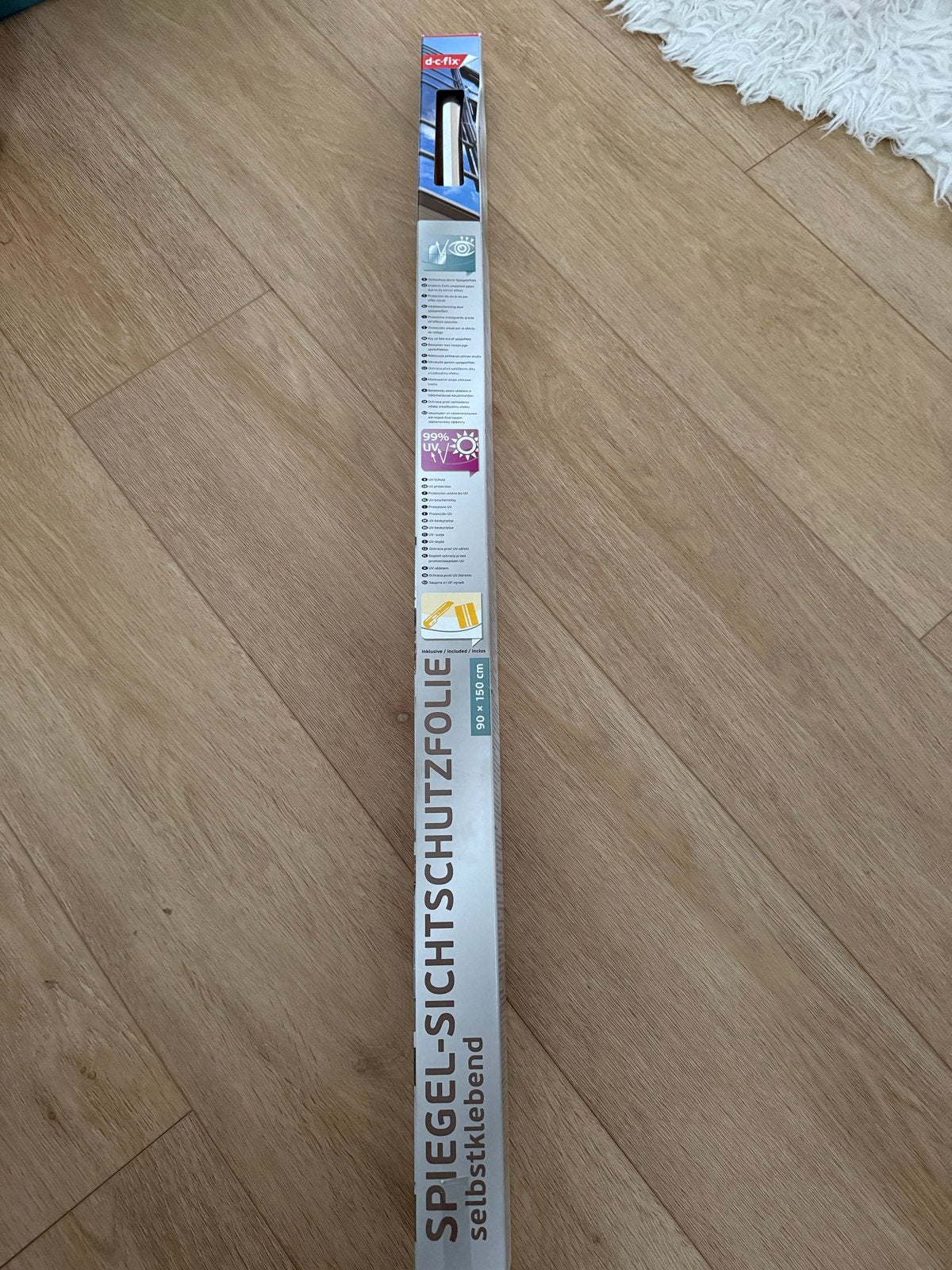Gratis Spiegel-Sichtschutzfolie 90x150 cm - deel uitgeknipt, Ophalen, Gebruikt, 80 tot 120 cm, Overige typen