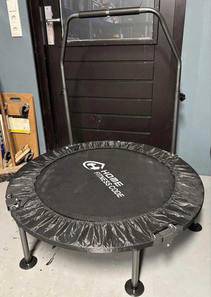 Home Fitness Code Trampoline met stang, Kinderen en Baby's, Speelgoed | Buiten | Trampolines, Ophalen, Zo goed als nieuw