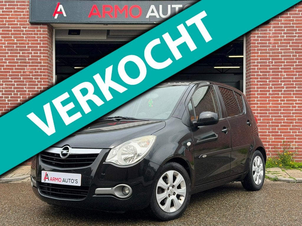 Opel Agila 1.2 Enjoy | Airco | Nap | Rijklaar, Zwart, Origineel Nederlands, Bedrijf, Handgeschakeld
