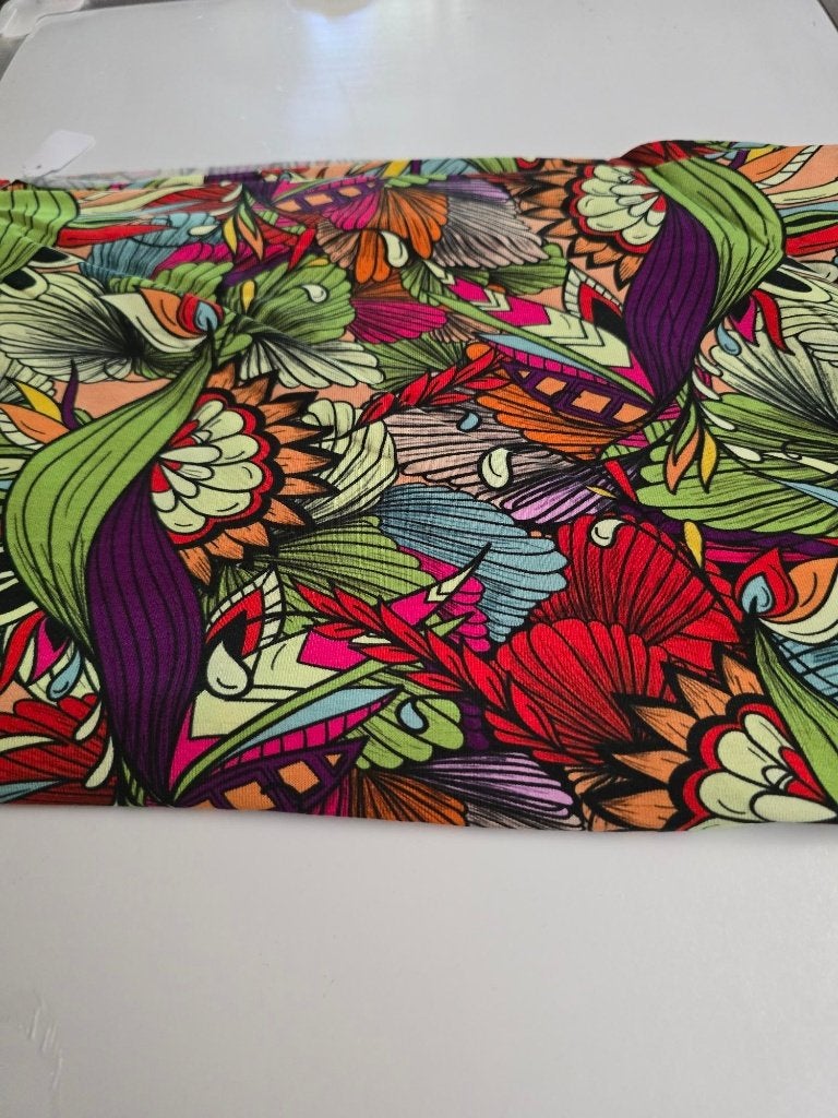 tricot viscose multi (111), Overige materialen, Overige kleuren, 120 cm of meer, Nieuw