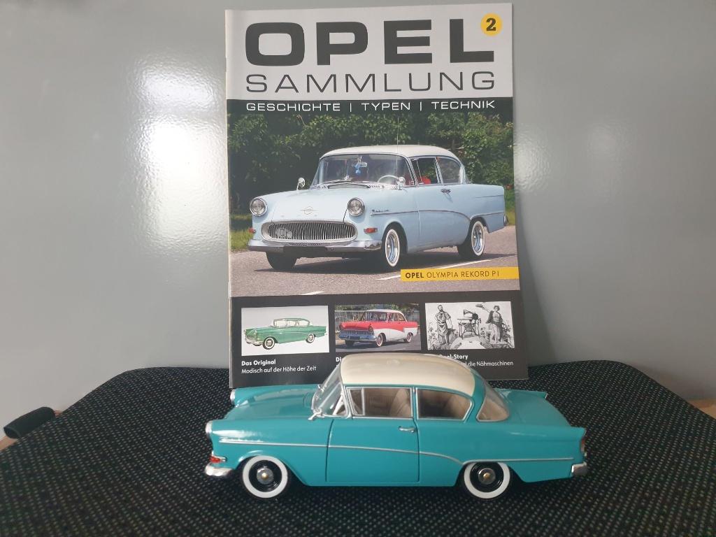 Opel Rekord P1 1:24 Hachette Opel Sammlung, Hobby en Vrije tijd, Ophalen of Verzenden, Nieuw, Auto, Overige merken
