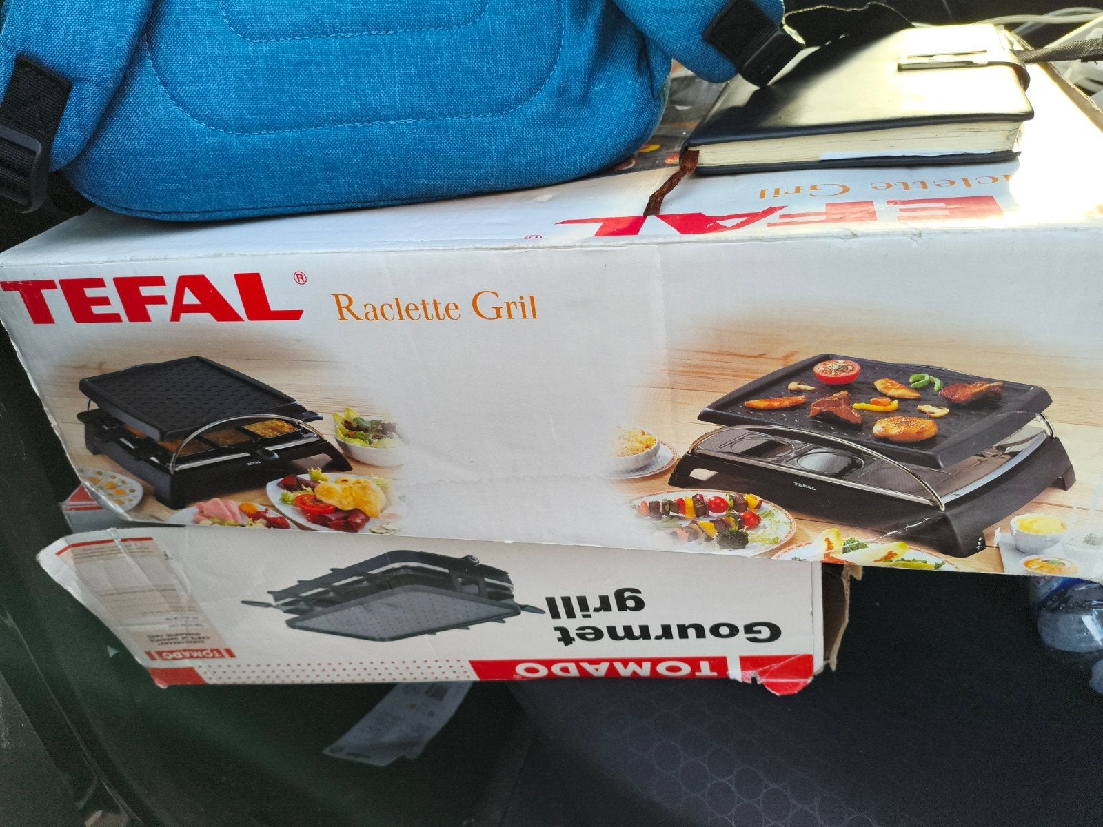 Tefal Raclette Grill & Tomado Gourmet Grill, Ophalen of Verzenden, Zo goed als nieuw, 4 t/m 7 personen