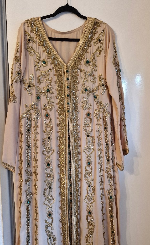 Marokkaanse  jurk, Kleding | Dames, Beige, Zo goed als nieuw, Onder de knie, Ophalen