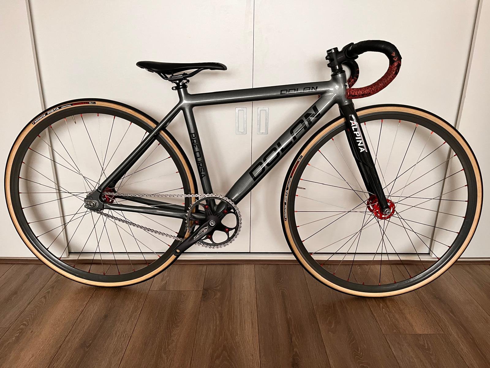 BAANFIETS DOLAN XXS., Fietsen en Brommers, Fietsen | Racefietsen, Minder dan 10 versnellingen, Gebruikt, Aluminium, Minder dan 49 cm