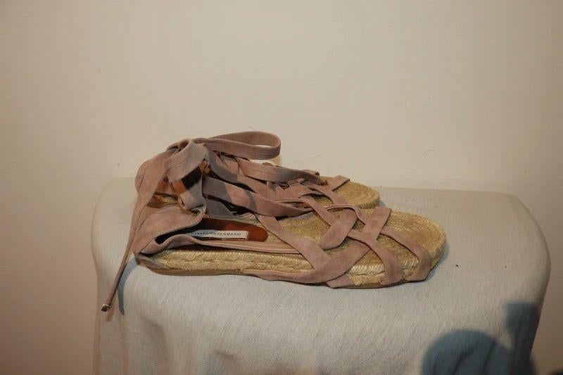 Diane von Furstenberg sandalen bandjes en strik enkel 38