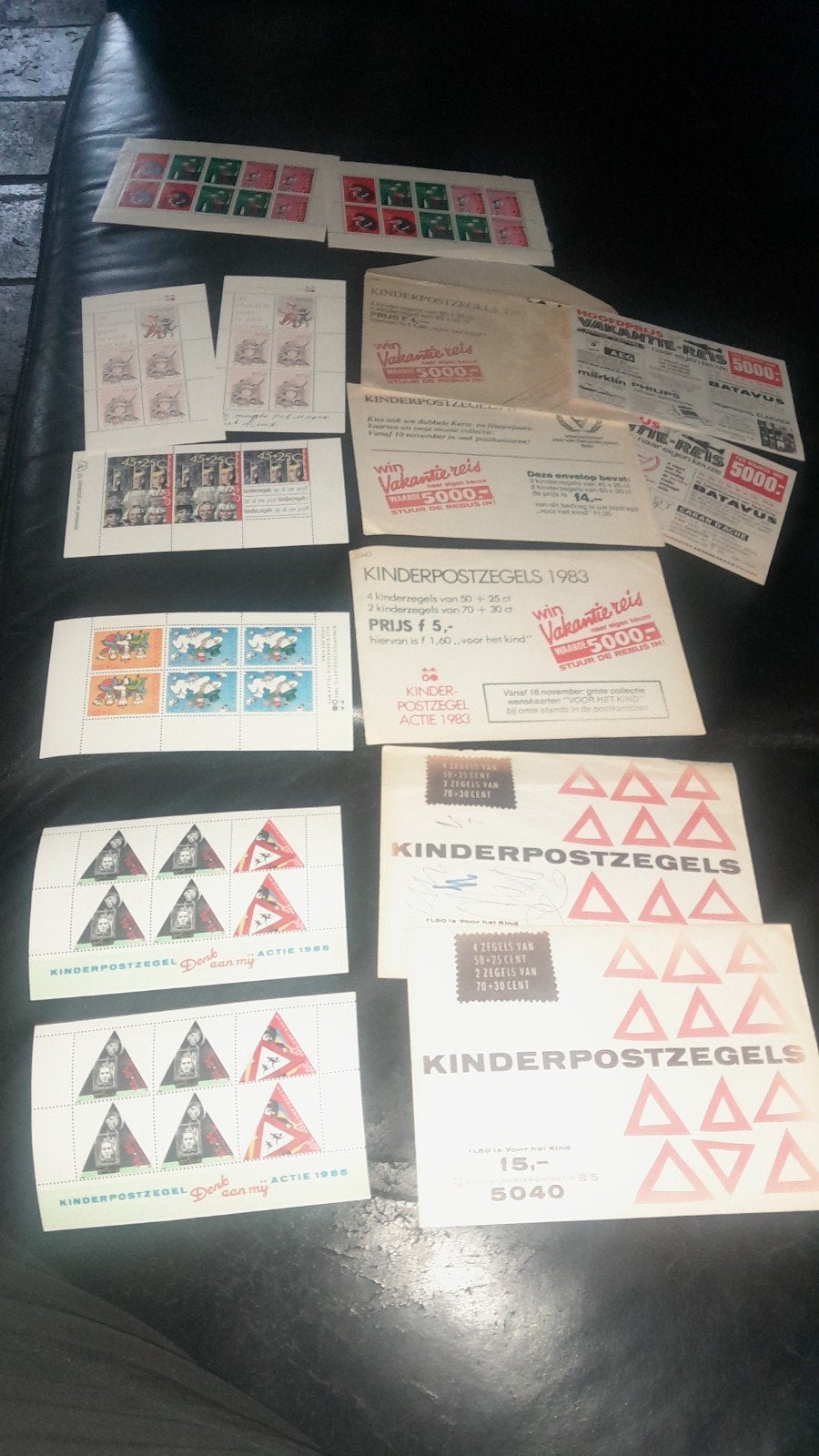 Kinderpostzegels postfris 1967 1981 1982 1983 1985, Postzegels en Munten, Ophalen of Verzenden, Na 1940, Postfris