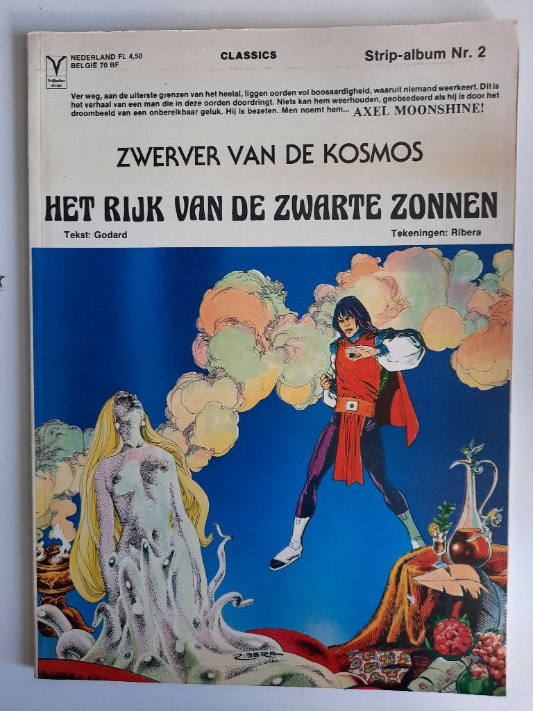 zwerver van de kosmos, het rijk van de zwarte zonnen, Eén stripboek, Ophalen of Verzenden