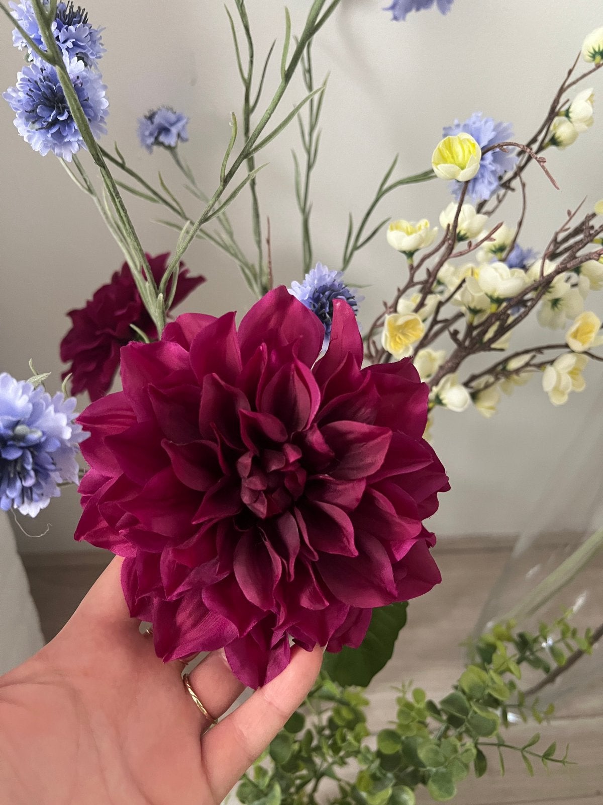 Zijden bloemen, Huis en Inrichting, Ophalen, Zo goed als nieuw