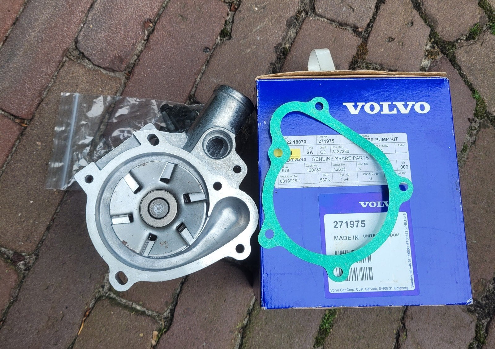 Volvo Penta waterpomp 271975, Watersport en Boten, Accessoires en Onderhoud, Ophalen, Nieuw, Motor en Techniek