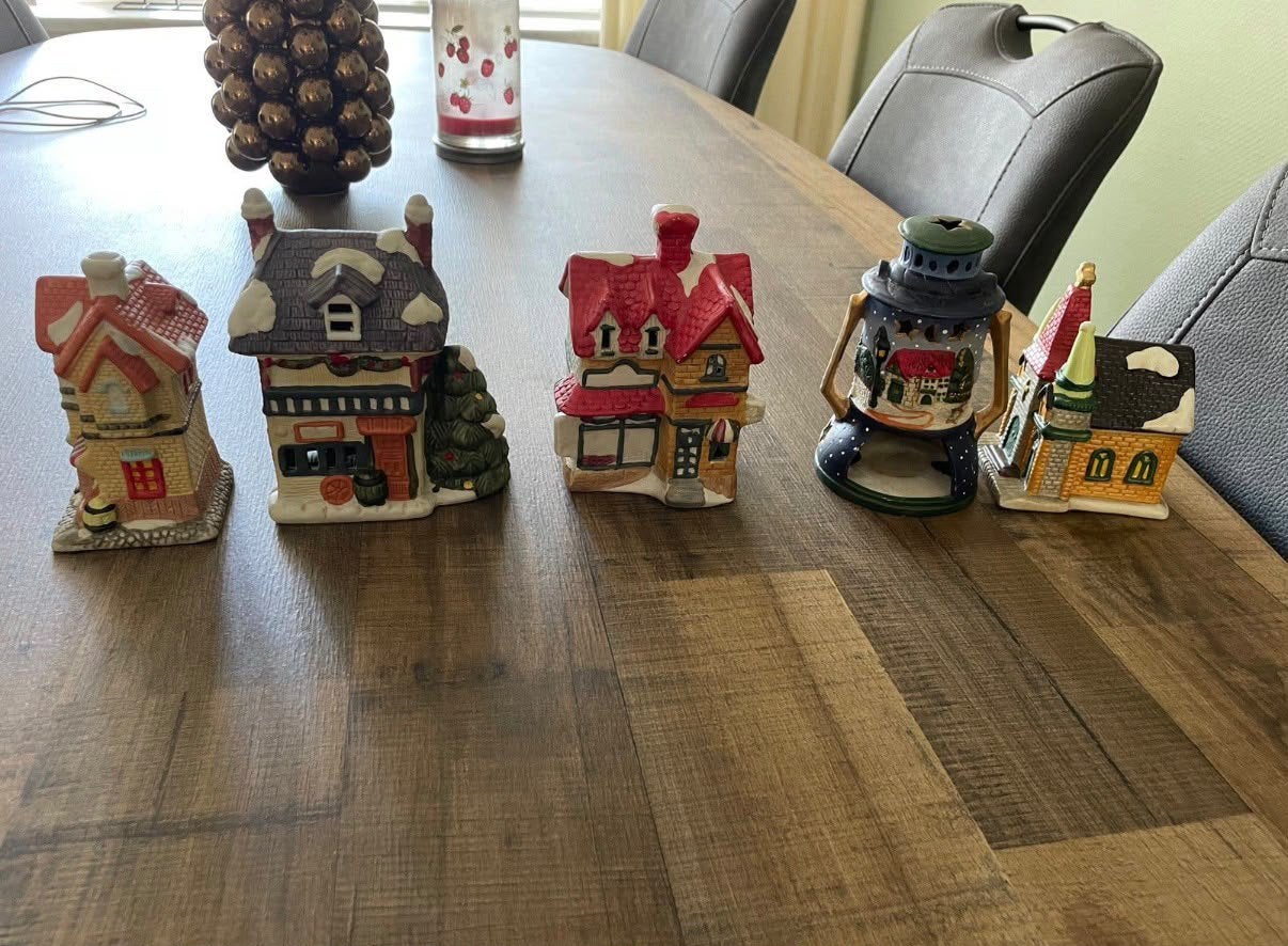 5 Kerstdorphuisjes | Mooie kerstdecoratie, Diversen, Ophalen, Zo goed als nieuw