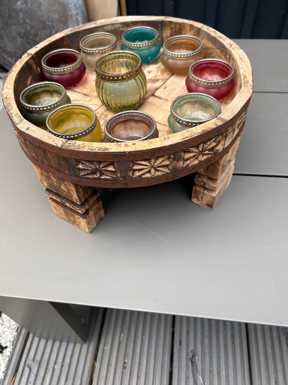 Oosterse Chakki Tafel - 30 cm doorsnee, Ophalen of Verzenden