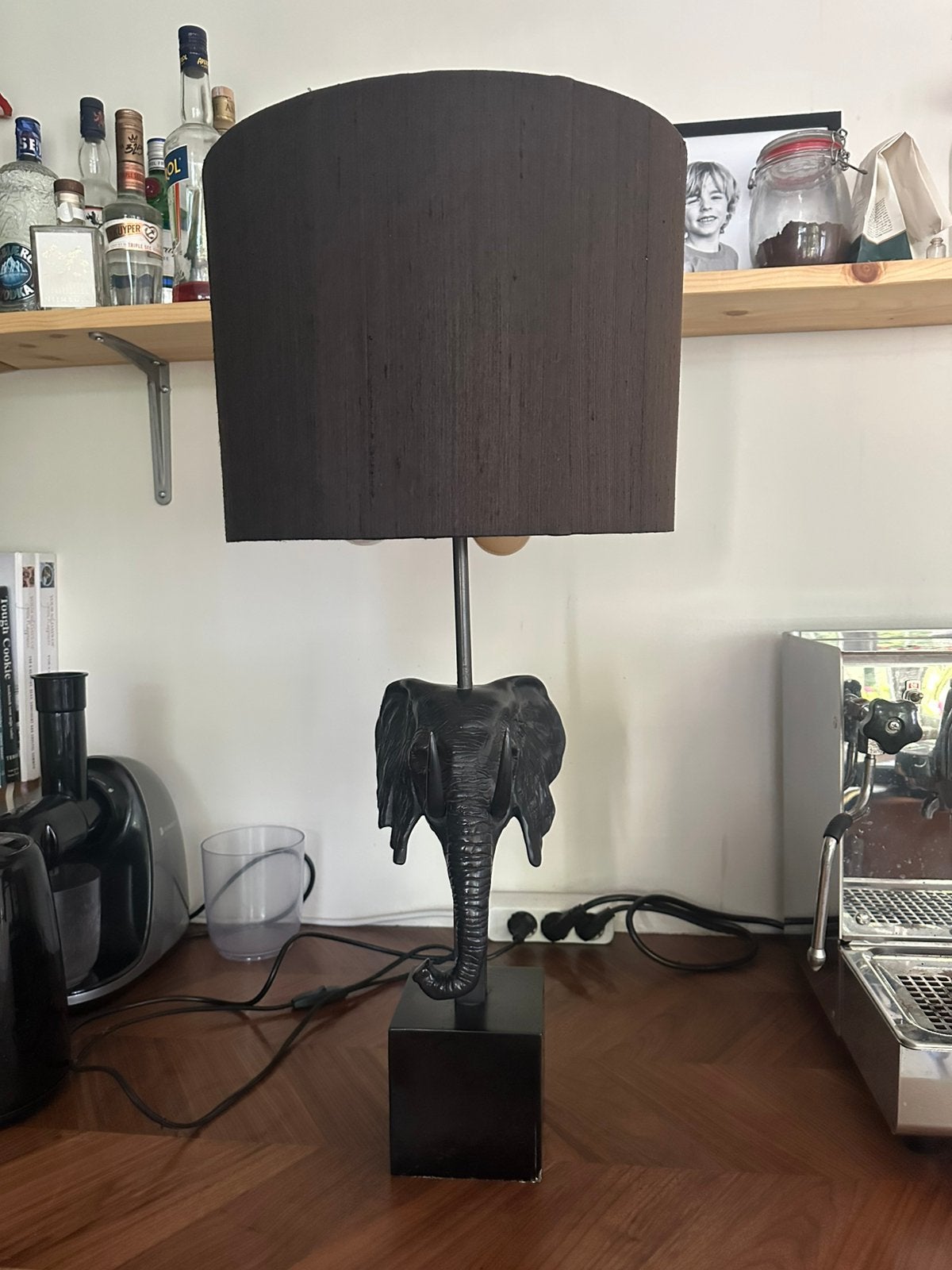 Eicholtz olifant lamp, Ophalen of Verzenden, Gebruikt