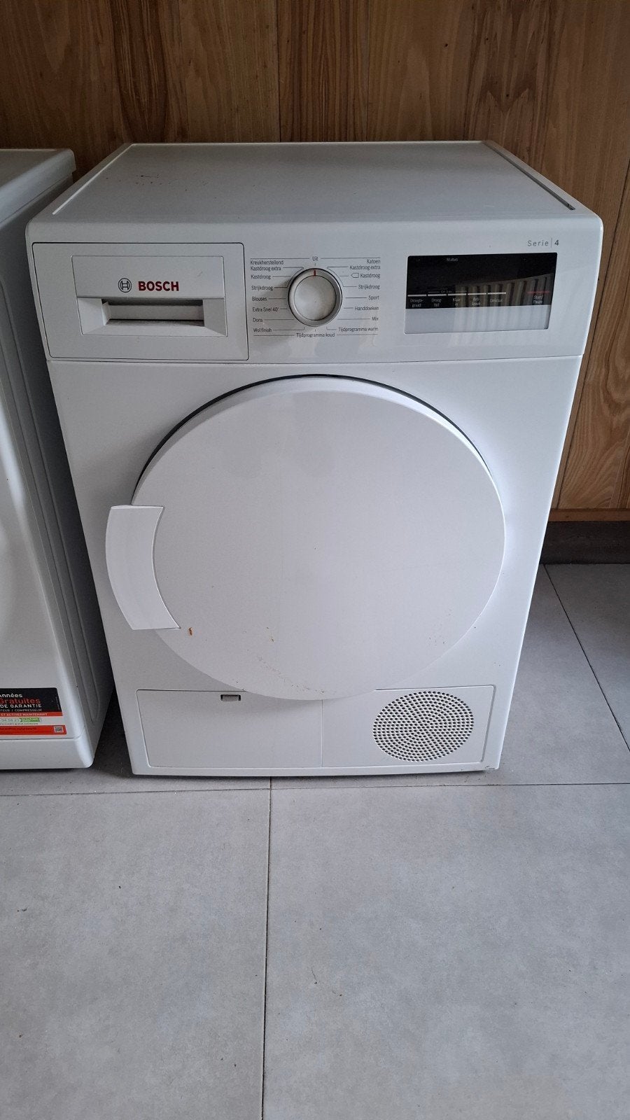 Bosch Serie 4 Condensdroger - Wit, Witgoed en Apparatuur, Ophalen, 6 tot 8 kg, Zo goed als nieuw, Voorlader