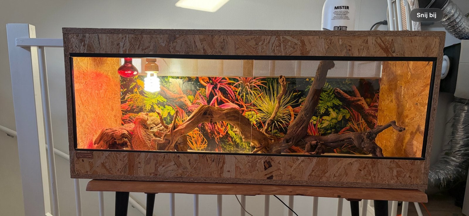 OSB terrarium 120 x 50 x 50, Ophalen, Zo goed als nieuw