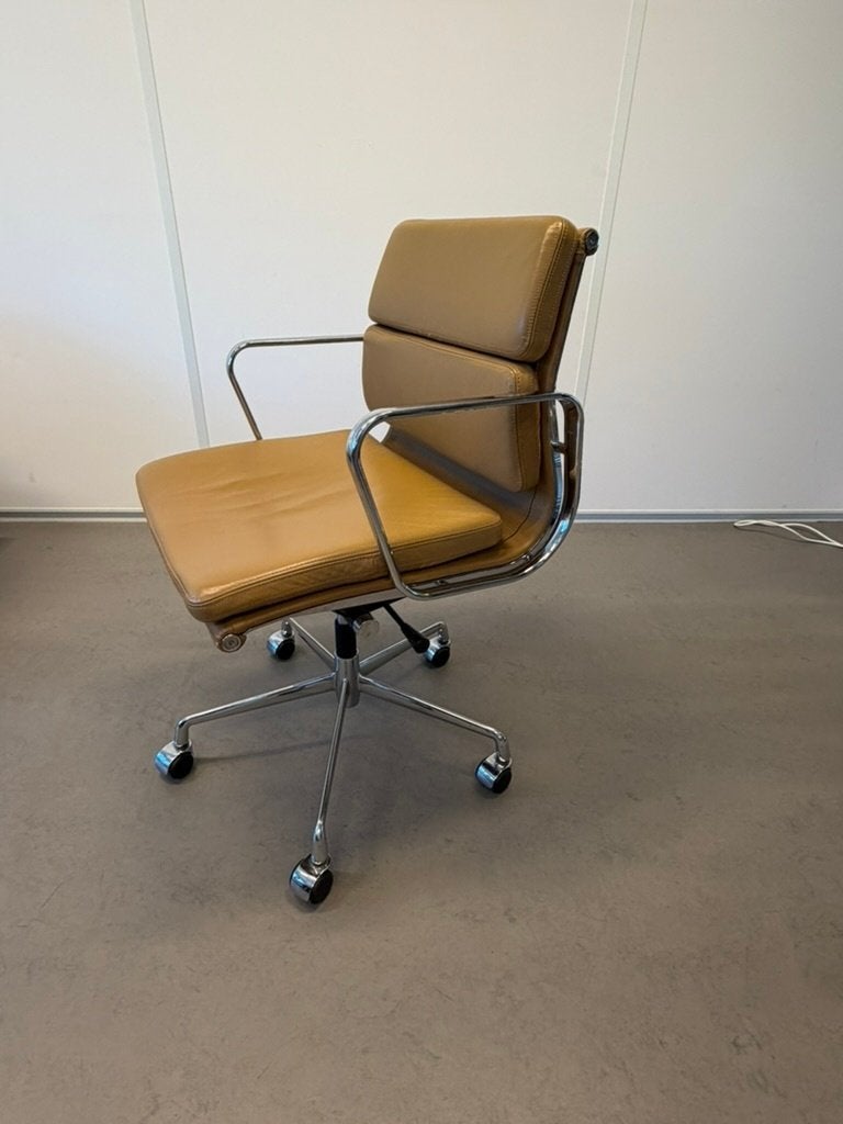 24 x Design Bureaustoel, Ophalen, Gebruikt, Bruin, Bureaustoel