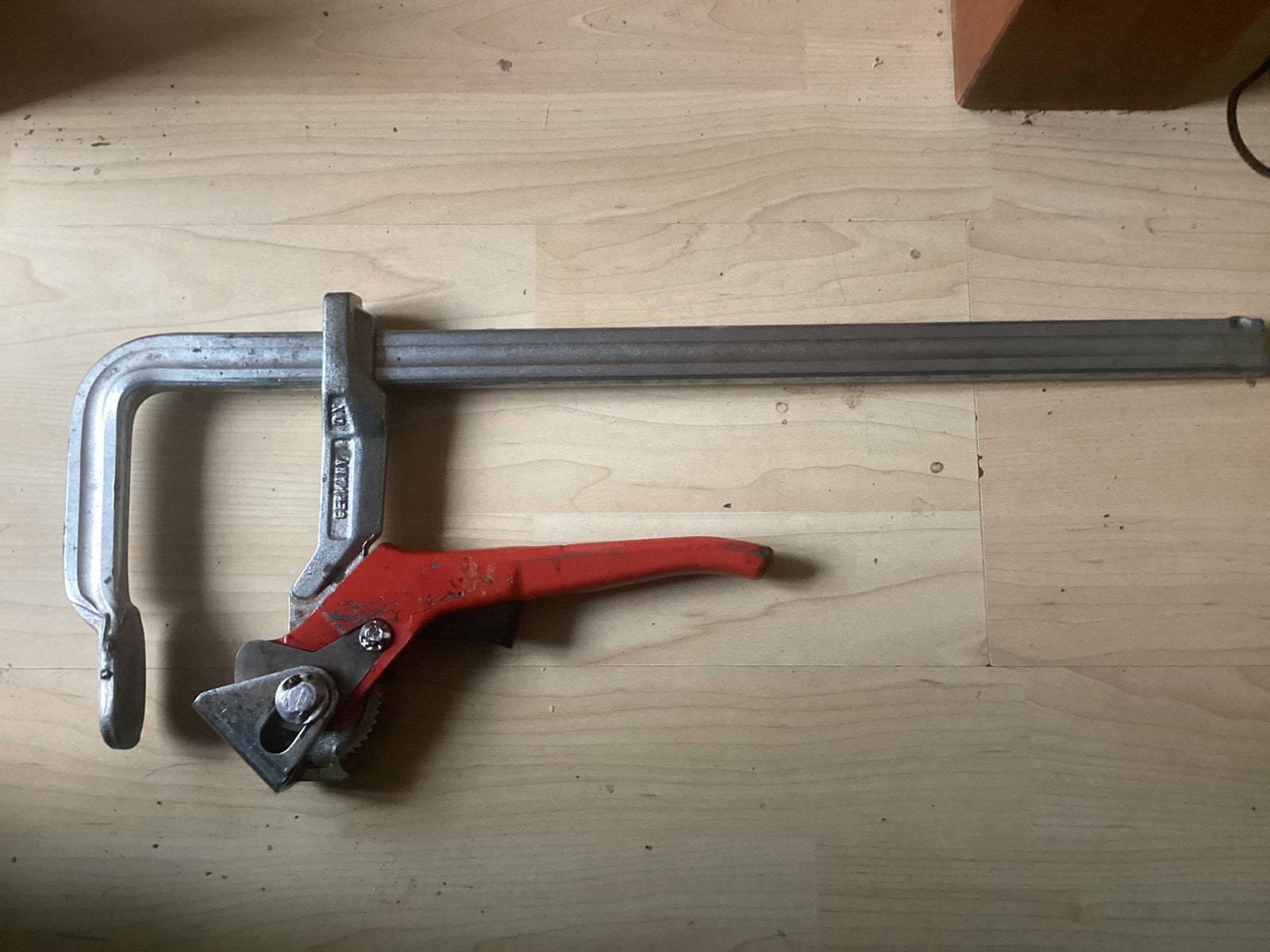 Bessey snelspan klem,lijmtang,lijmklem 400 x 120 mm, Ophalen of Verzenden, Gebruikt, Klem, Overige merken