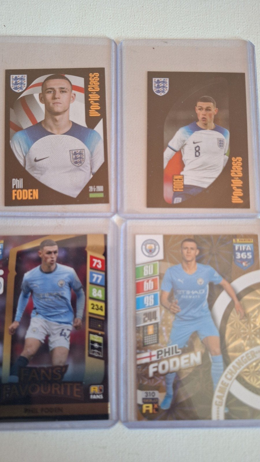 Phil Foden Voetbalkaarten Collectie - Zeldzaam, Ophalen of Verzenden