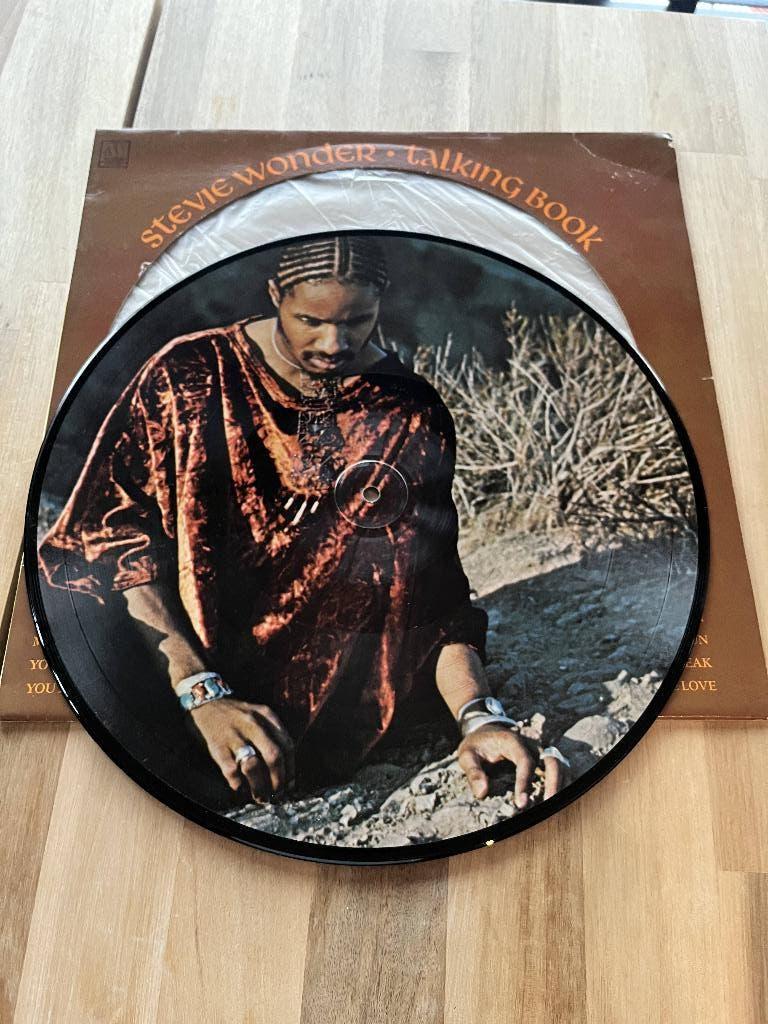 Stevie wonder - talking book picture disc, Picture disc, Ophalen of Verzenden, Gebruikt, Overige formaten