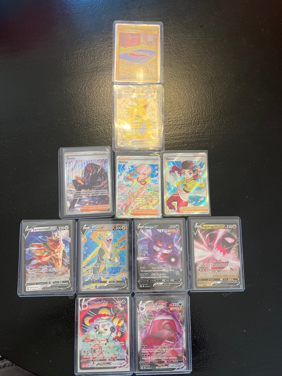 Pokémon Kaarten Collectie: V, VMAX, Trainers & Meer, Ophalen of Verzenden, Zo goed als nieuw, Meerdere kaarten, Foil