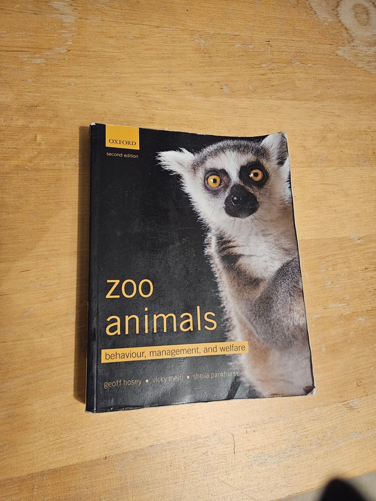 Zoo Animals ( Behaviour Management and Welfare ), Geoff Hosey, Vicky Melfi, Sheila Pankhurst, Honden, Ophalen of Verzenden, Zo goed als nieuw